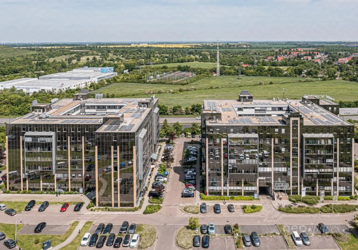 556 m² Gastrofläche im EG von Haus 4 – Office Cubes Leipzig